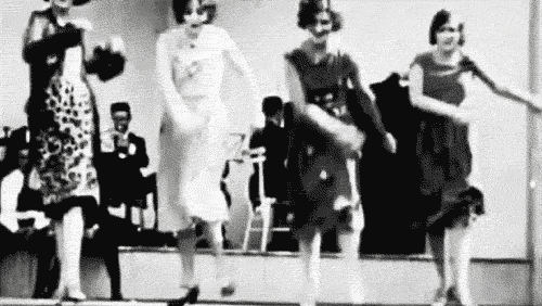 gif flapper dance women vintage
