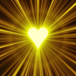 Spiritual Sun  heart art radiate love