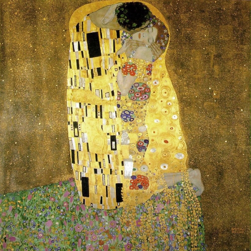 Gustav Klimt’s The KISS art